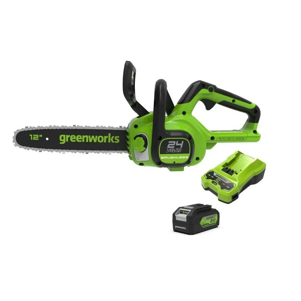 Battery Chainsaw Greenworks Gd24cs30k4 (30 Cm) 1