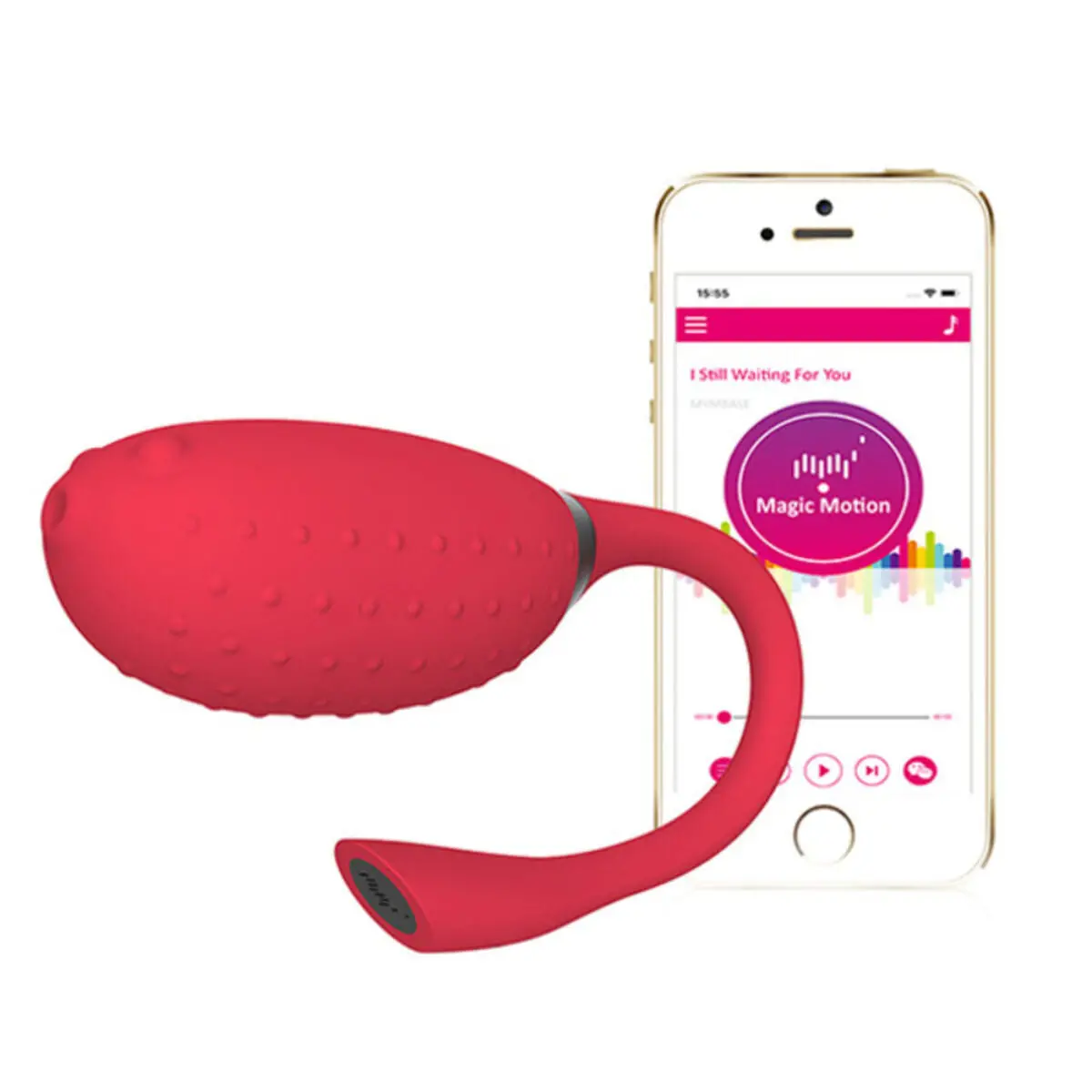 Egg Vibrator Magic Motion Fugu Red 1
