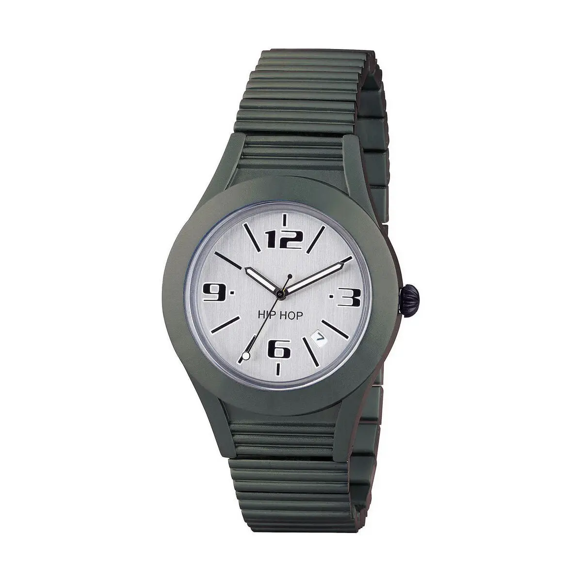 Men's Watch Hip Hop Aluminium White 1