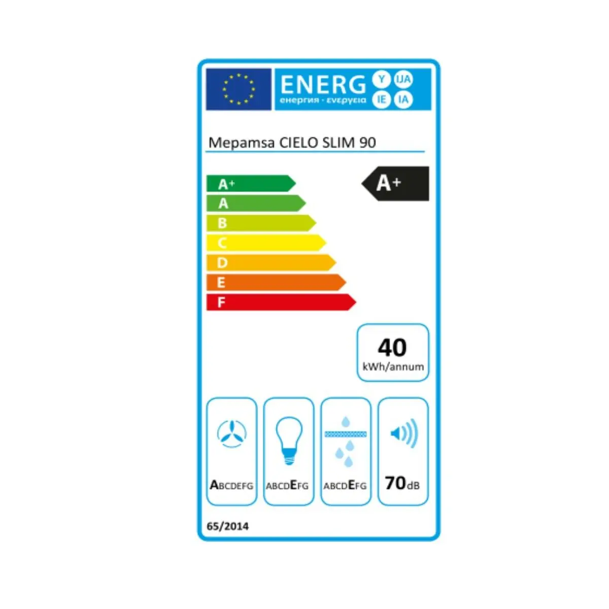 Conventional Hood Mepamsa 350.0528.002 90 Cm 720 M3/H 145W Silver Steel 2