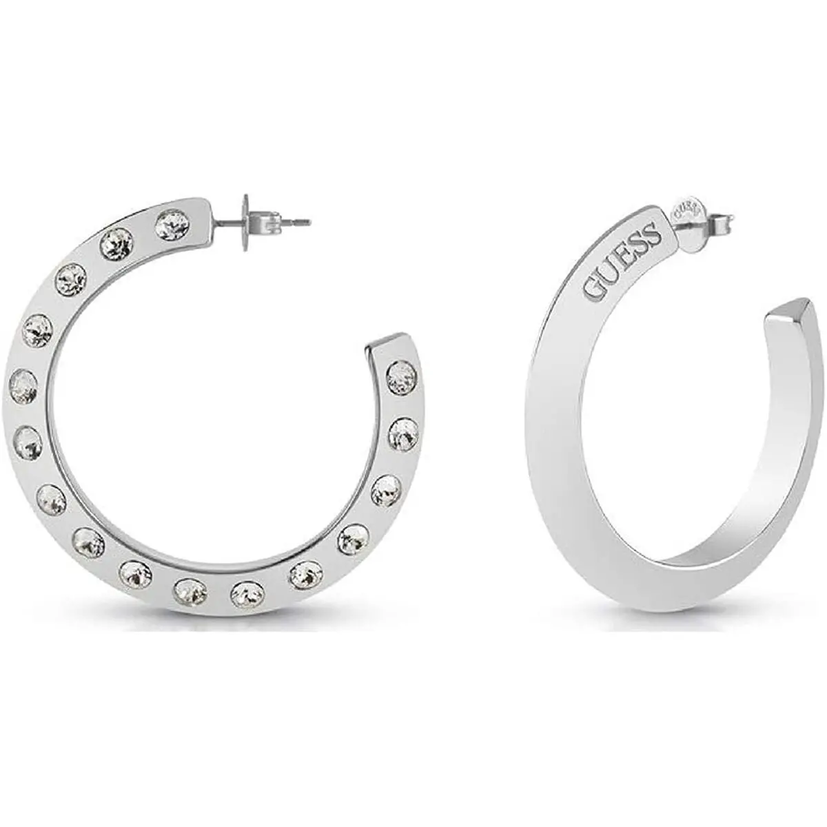 Ladies' Earrings Guess Jube01489jwrht-U Steel 2