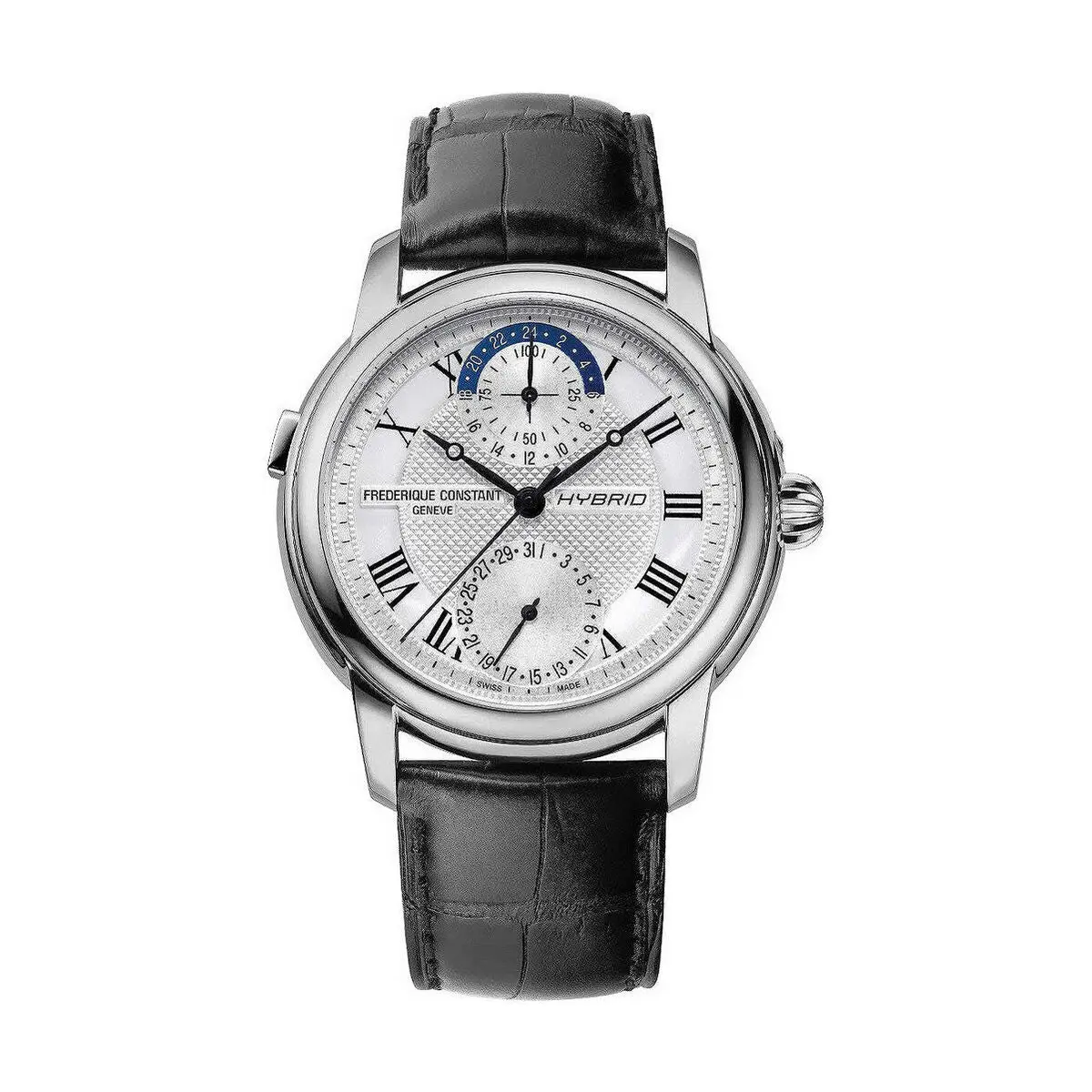Men's Watch Frederique Constant Hybrid Manufacture Bluetooth Black 1