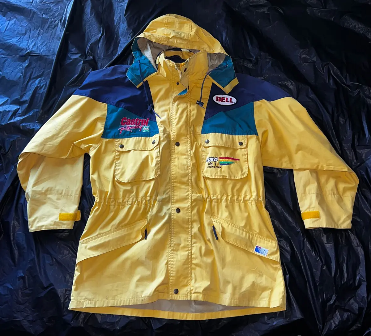 Retro Uno Castello Racing Bell Helmets Weatherproof Jacket 1