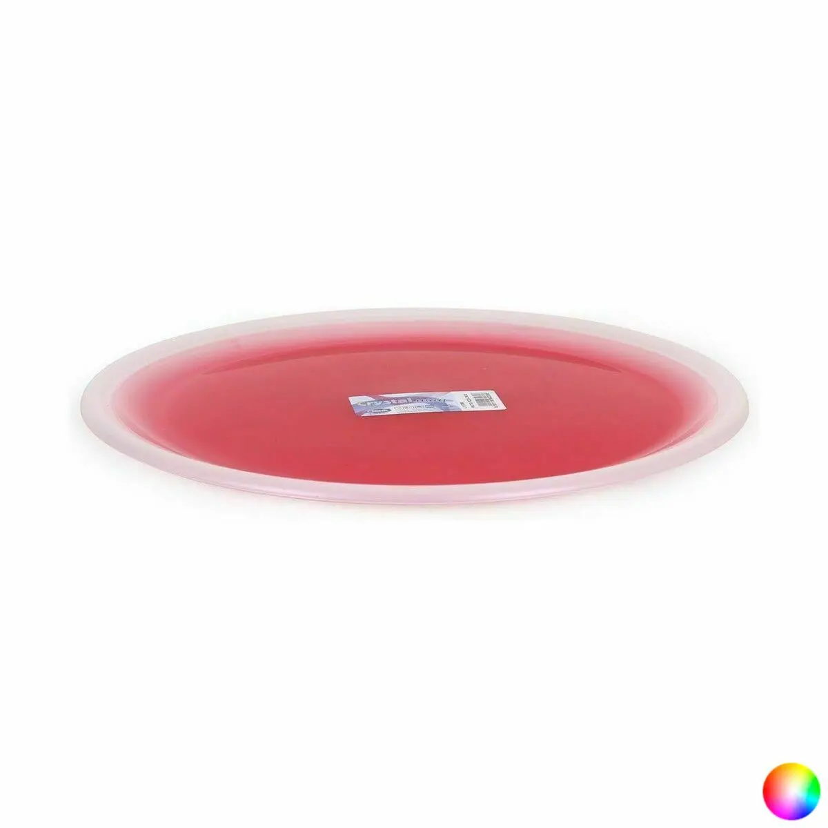 Serving Platter Dem Cristalway Circular (24 Units) 1