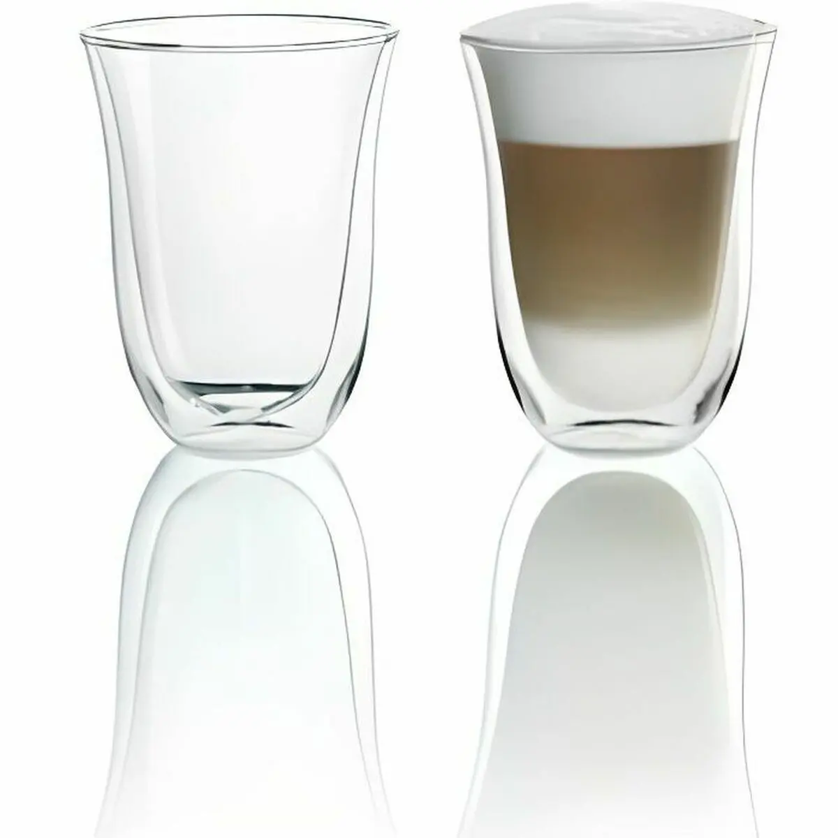 Set Of Glasses Delonghi 5513214611 22 Cl Transparent (2 Units) 1