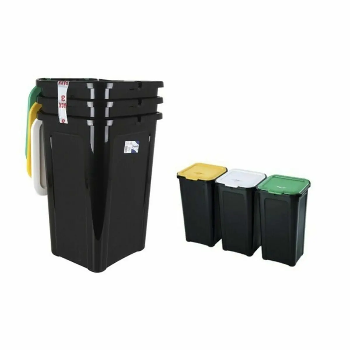 Recycling Waste Bin Tontarelli Ton854 44 L (3 Units) 1