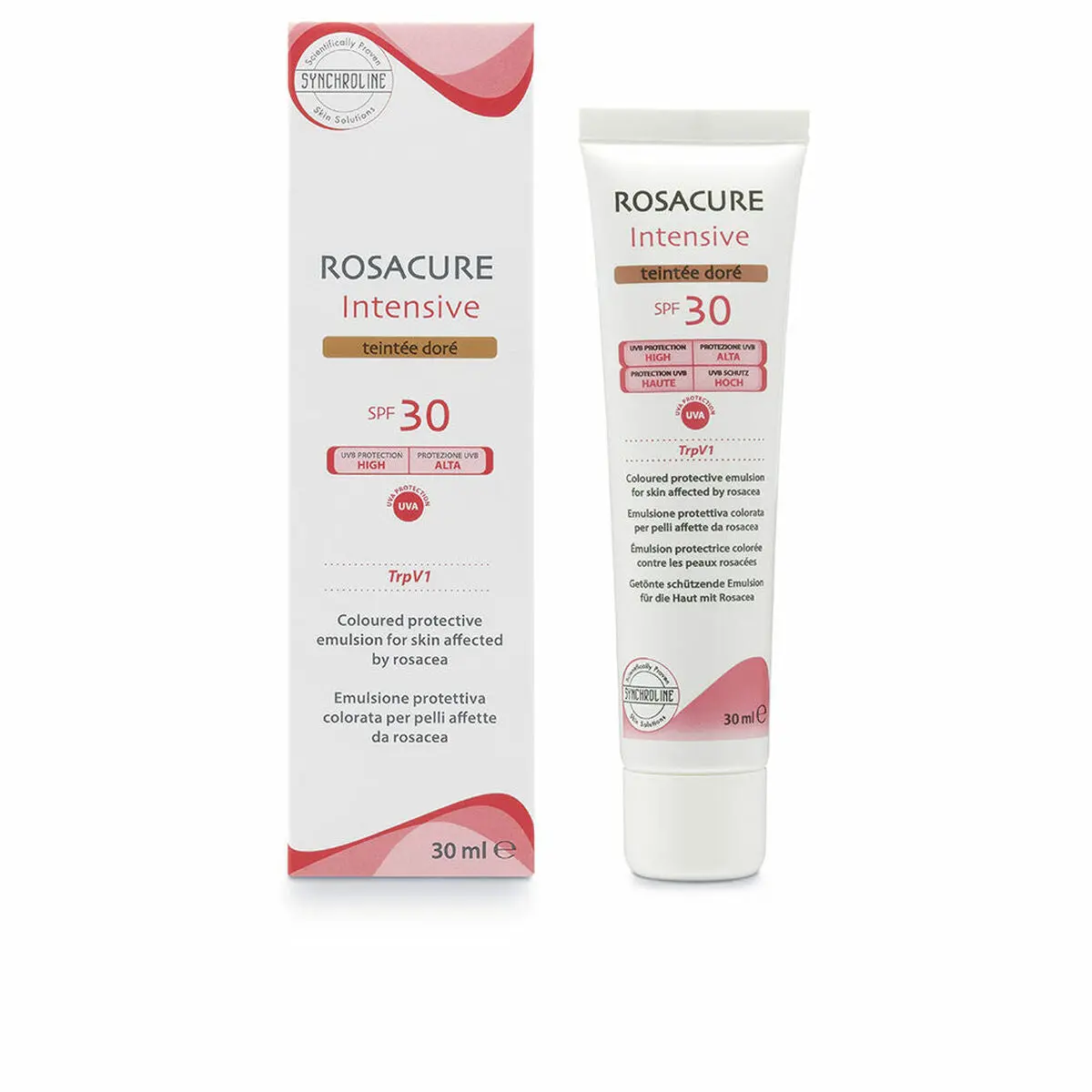 Hydrating Cream With Colour Rosacure Rosacure Spf 30 30 Ml Brown 1