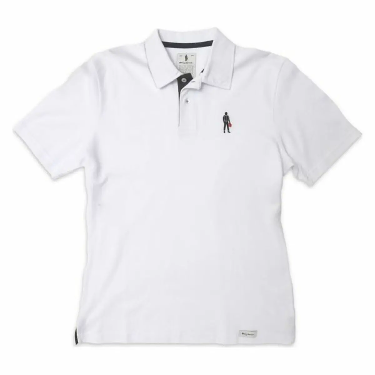 Men’S Short Sleeve Polo Shirt Omp Driver Icon White 1