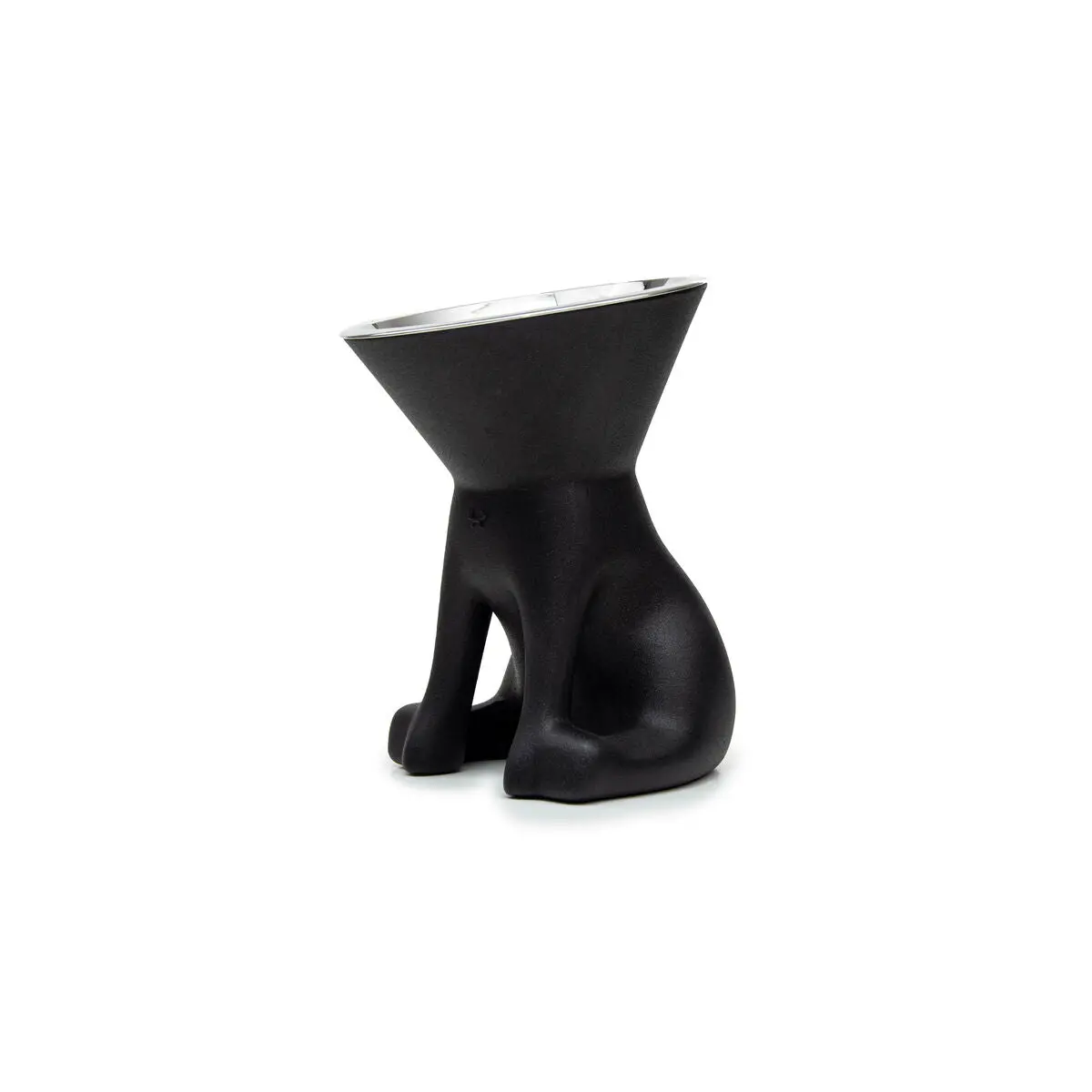 Dog Feeder United Pets Up Elisabeth Black Stainless Steel Polyethylene 1 L 1