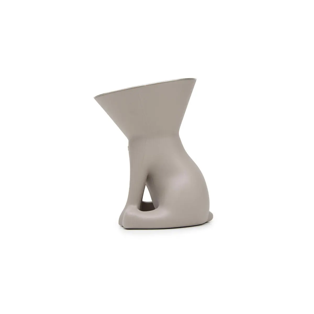 Dog Feeder United Pets Up Elisabeth Grey Stainless Steel Polyethylene 1 L 1