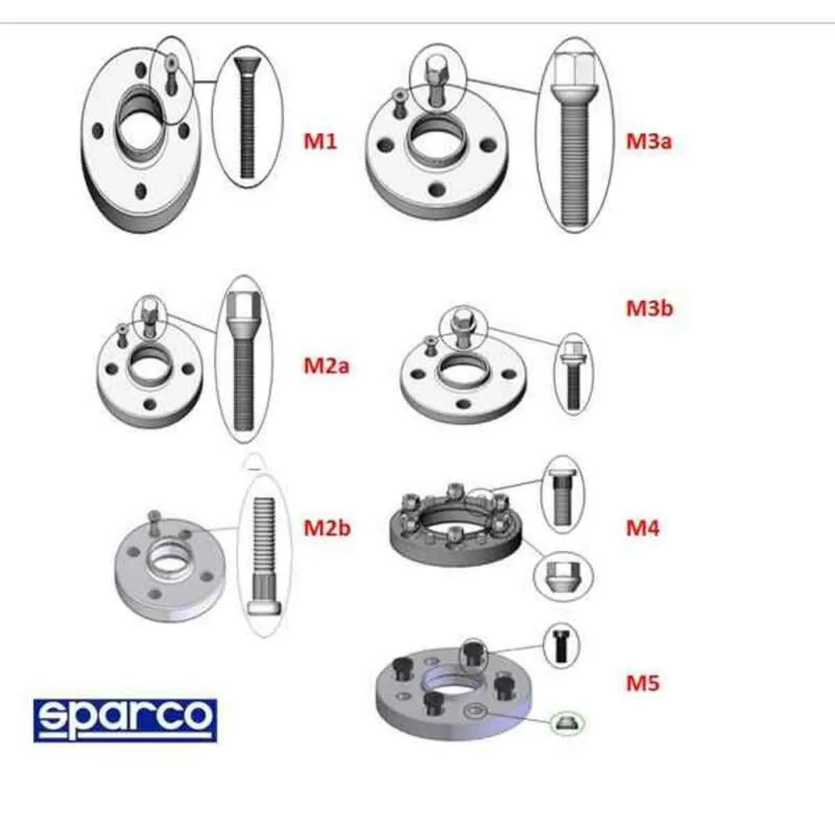 Separator Set Sparco S051stb151 M4 2