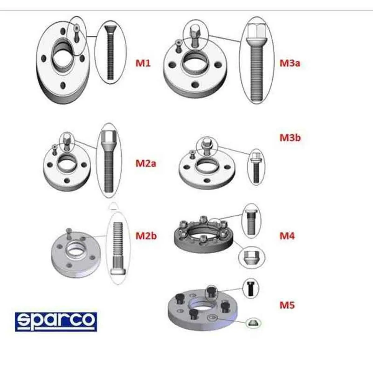 Separator Set Sparco S051stb157 M4 2