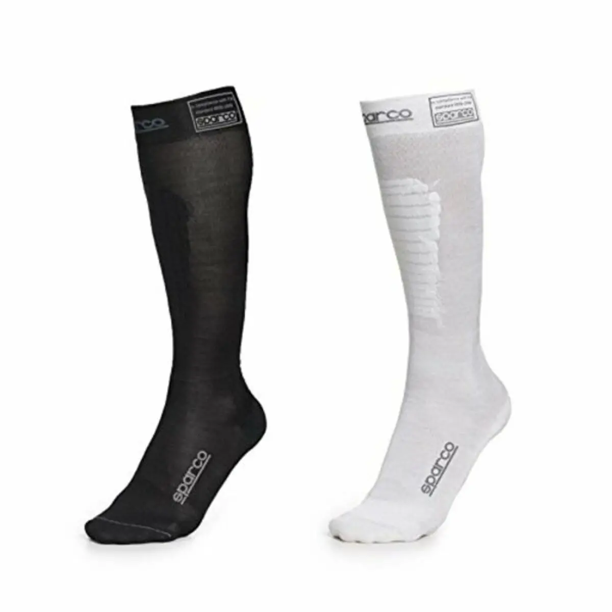 Socks Sparco 001512Bi12 White Size 44 1