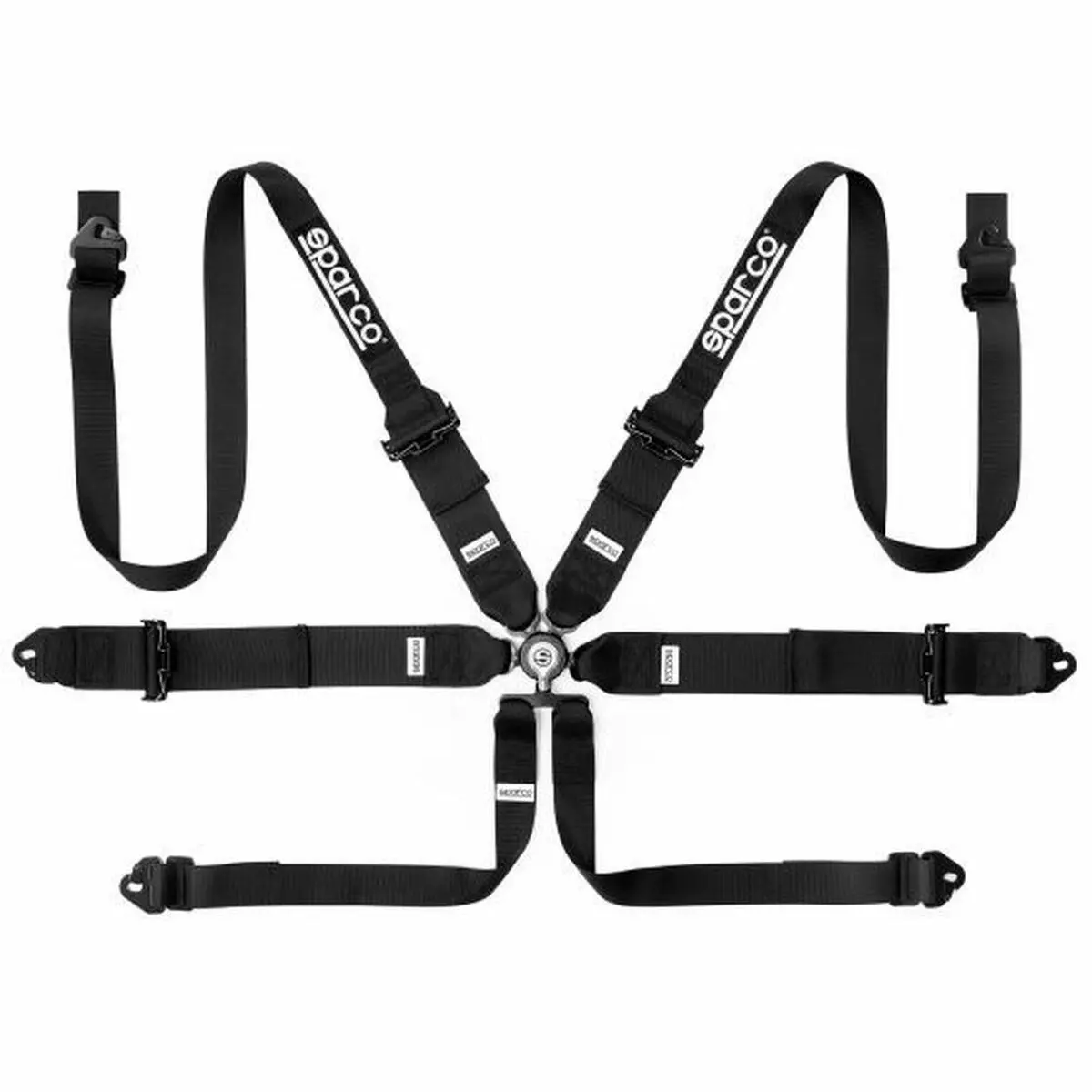 Harness With 6 Fastening Points Sparco Black 1
