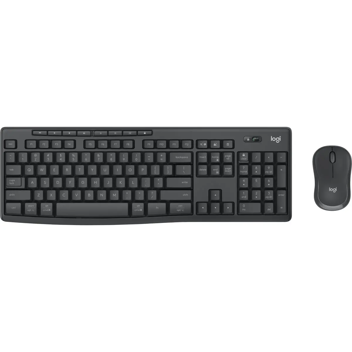 Keyboard And Mouse Logitech Mk370 Graphite Italian Qwerty Us 1