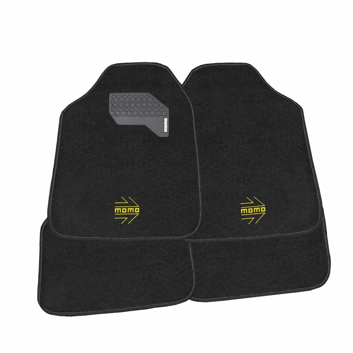 Car Floor Mat Momo Arrow Yellow Pvc Universal 1