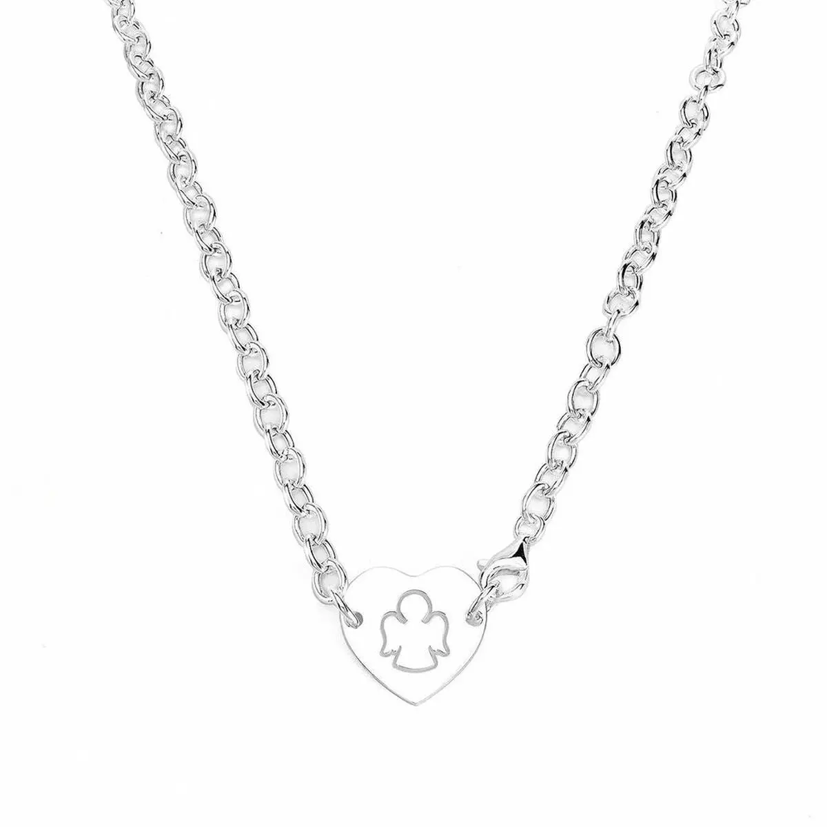 Ladies' Necklace Amen Cuore E Angelo Custode 1