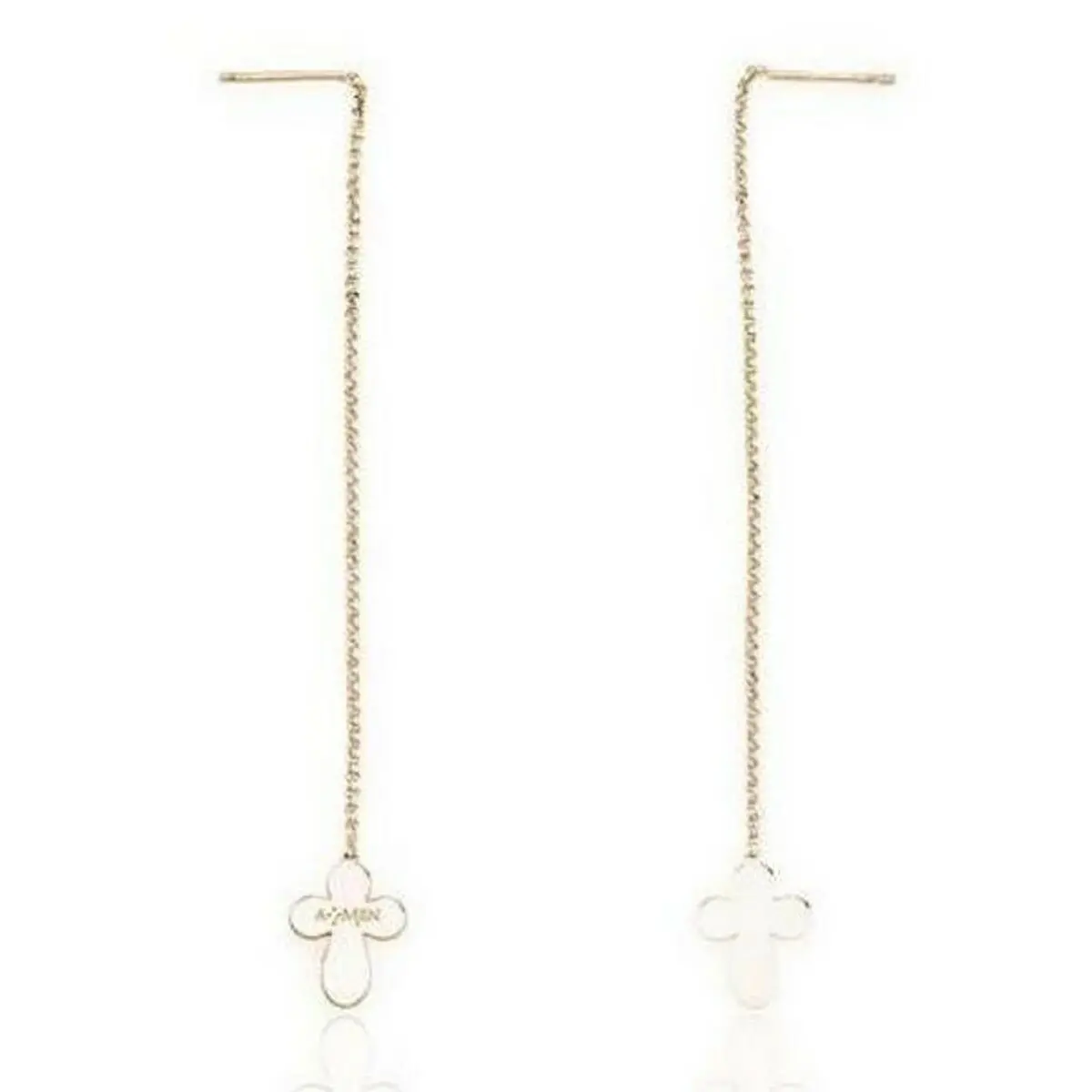 Ladies' Earrings Amen Croce Rose Gold Sterling Silver 925 1