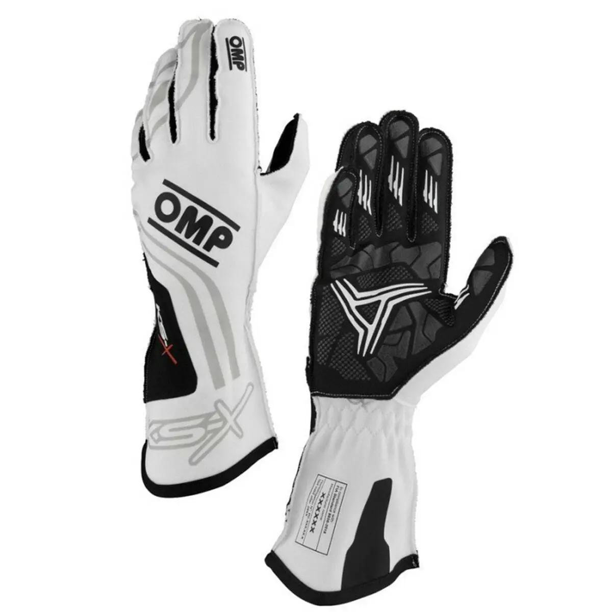 Kids Karting Gloves Omp Ks-X Fia 8877-2022 White 4 1