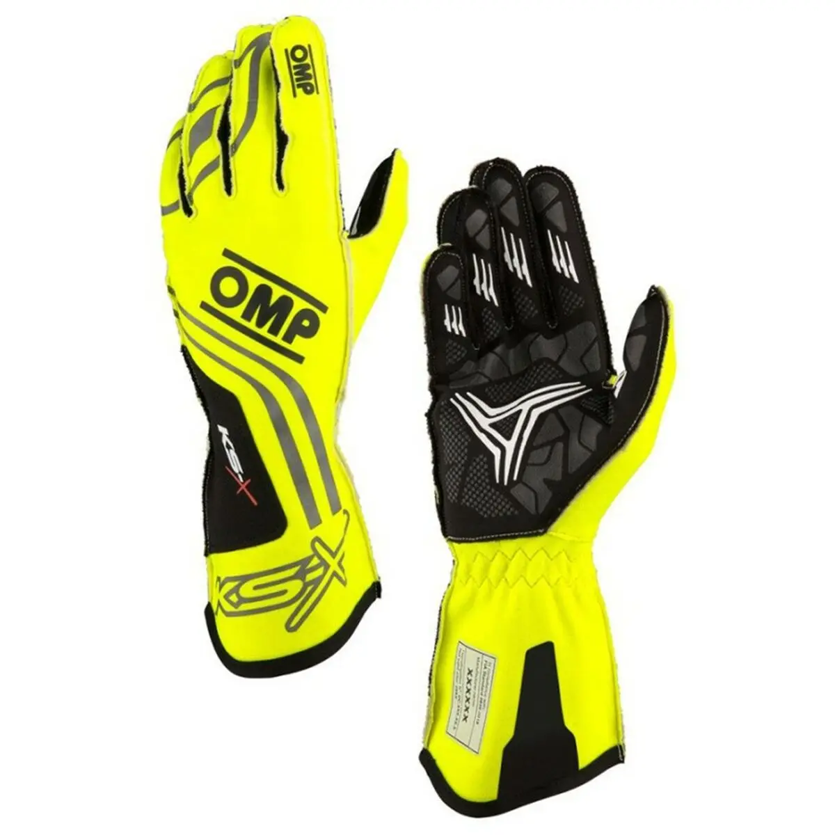 Karting Gloves Omp Ks-X Yellow 1