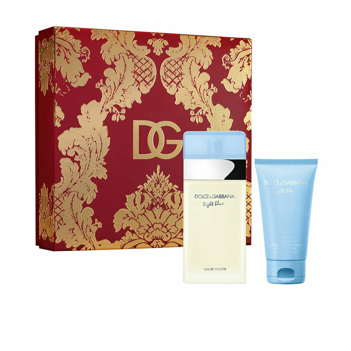Women's Perfume Set Dolce & Gabbana Light Blue Pour Femme 2 Pieces 1