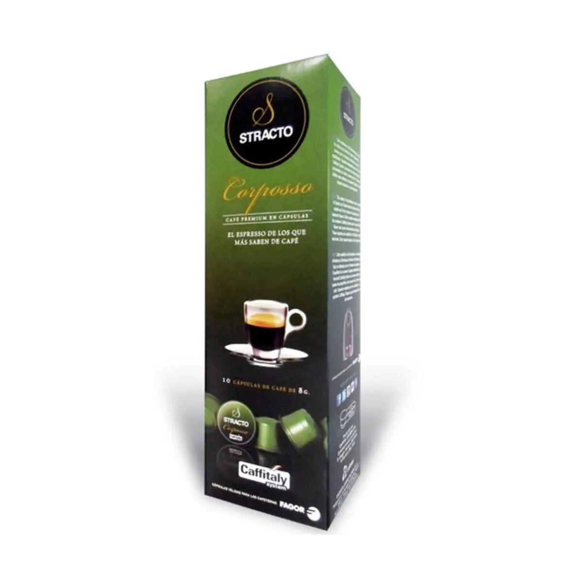 Coffee Capsules Stracto 80583 Corposso (80 Uds) 1