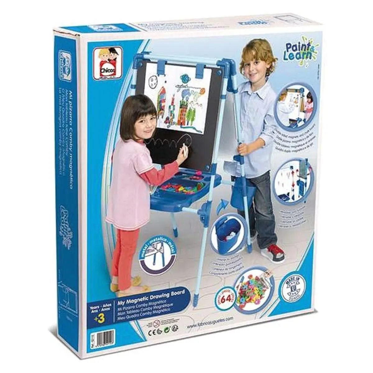 2 In 1 Board Chicos   (63 X 60 X 120 Cm) 63 X 60 X 120 Cm (64 Pcs) 1