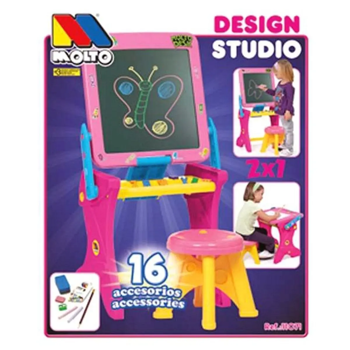 2 In 1 Board Design Studio Moltó (90 Cm) 1