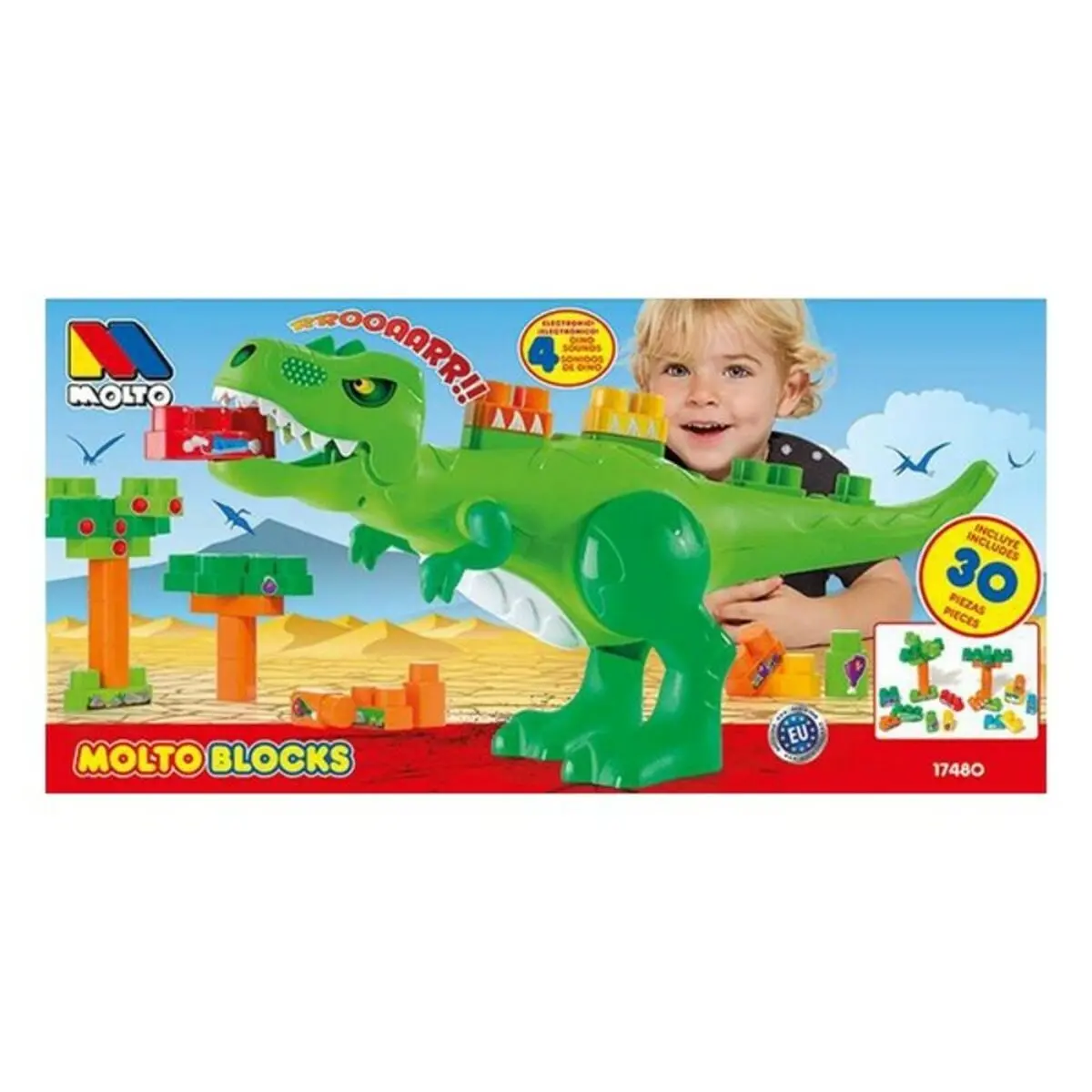 Building Blocks Game Moltó 17480 (30 Pcs) 1