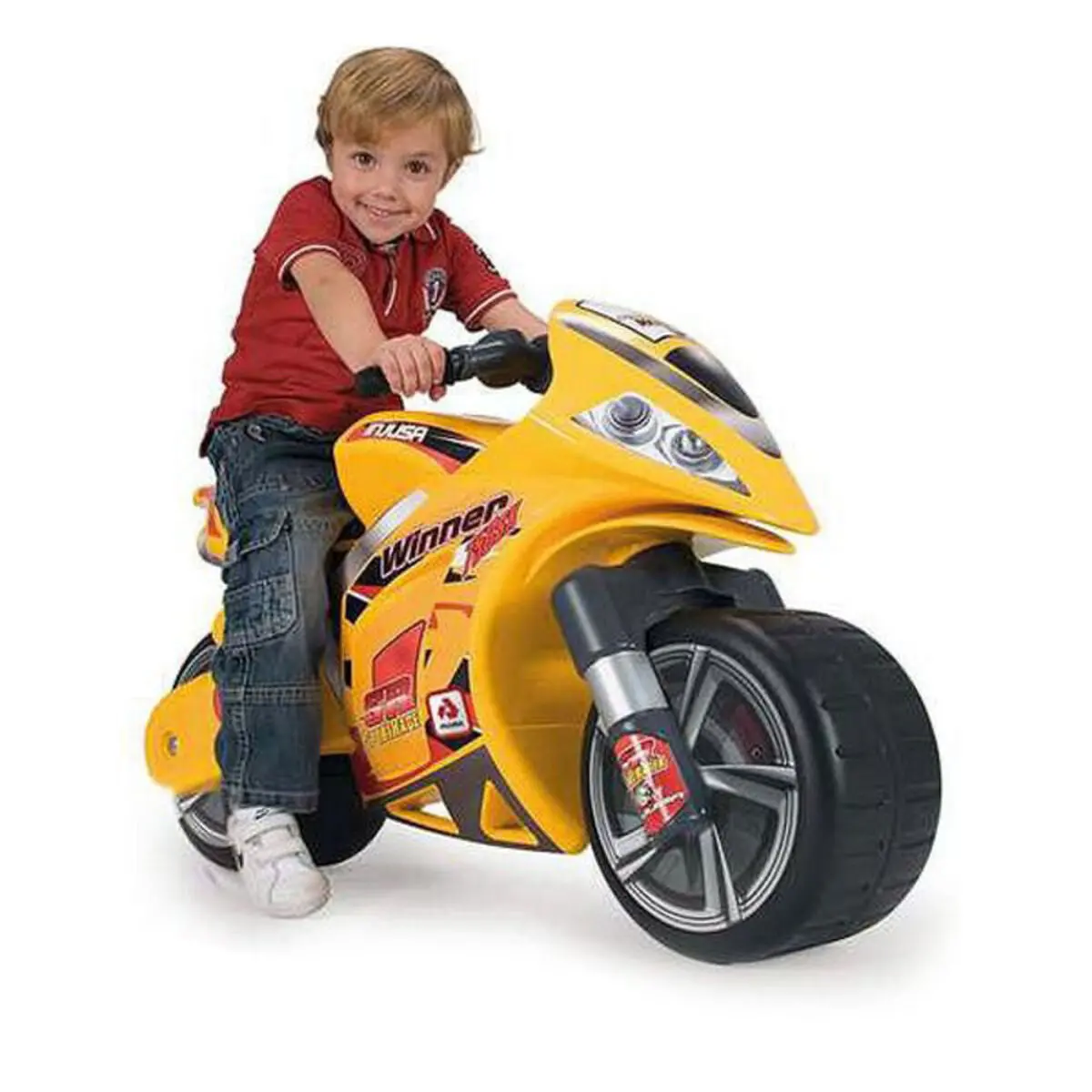 Foot To Floor Motorbike Injusa 194/000 99 X 46 X 61 Cm Yellow 1