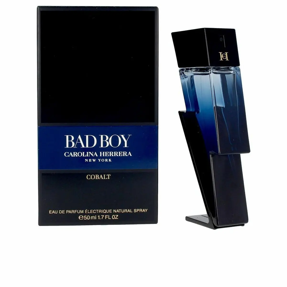 Men's Perfume Carolina Herrera Bad Boy Cobalt Edp Edp 50 Ml 1