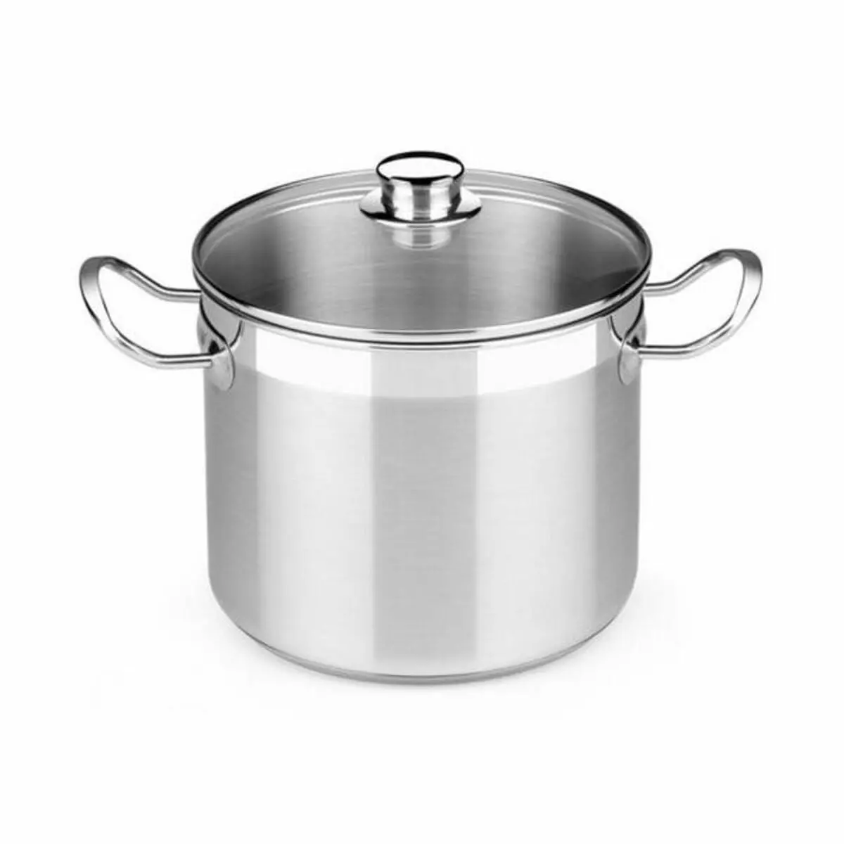 Pot With Glass Lid Bra Profesional 8,5 L Stainless Steel Ø 24 Cm Multicolour Steel Stainless Steel 18/10 1