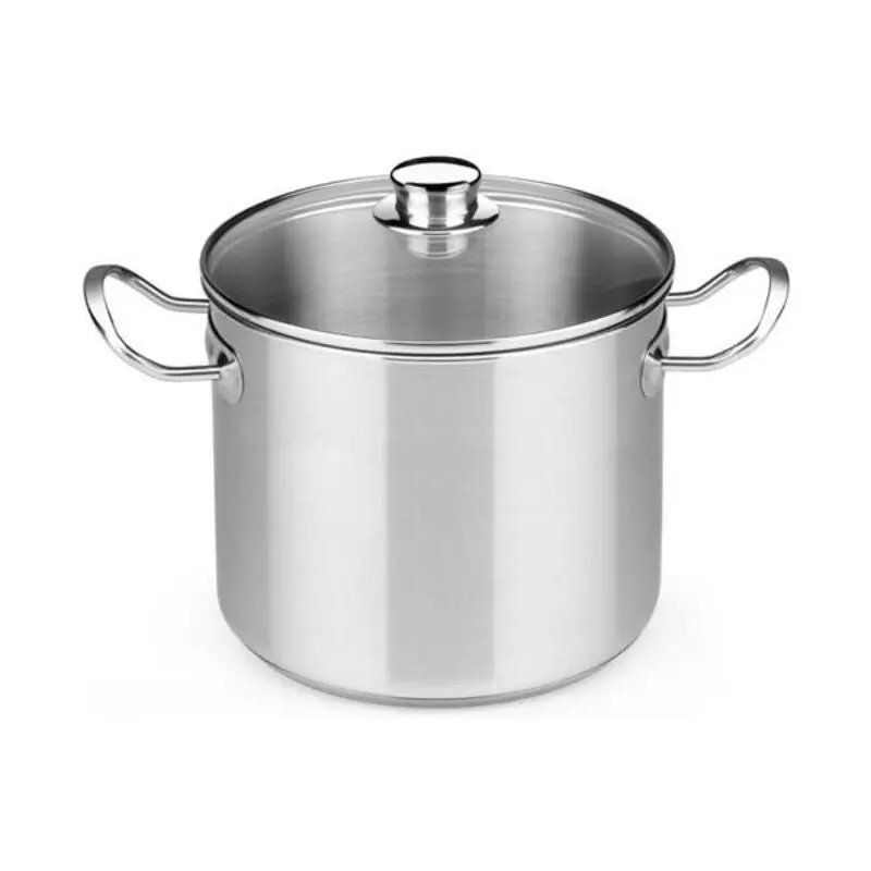 Pot With Glass Lid Bra A343936 10,5 L Steel Stainless Steel Stainless Steel 18/10 1