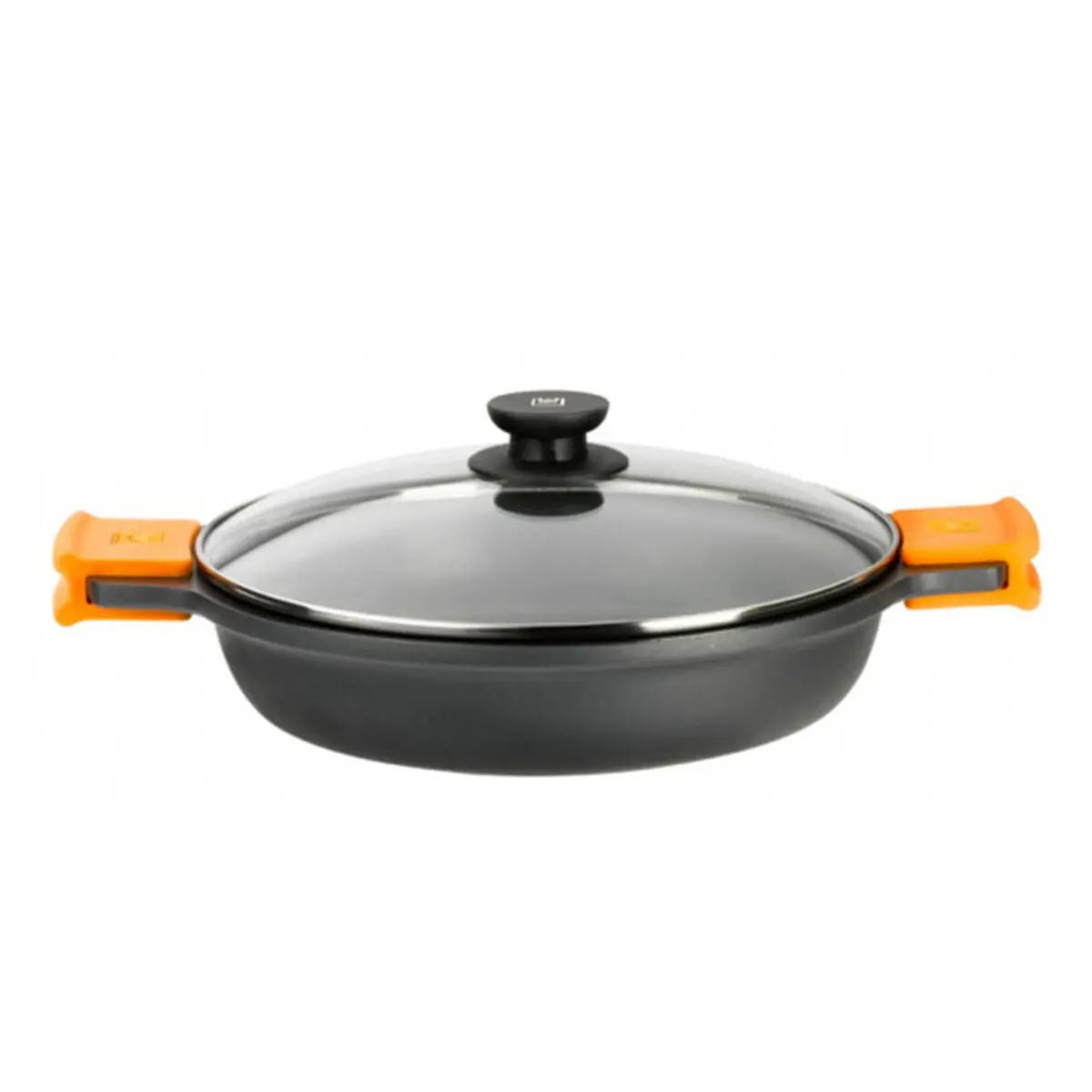 Casserole With Glass Lid Bra A270540 Black 9 L (1 Unit) 1