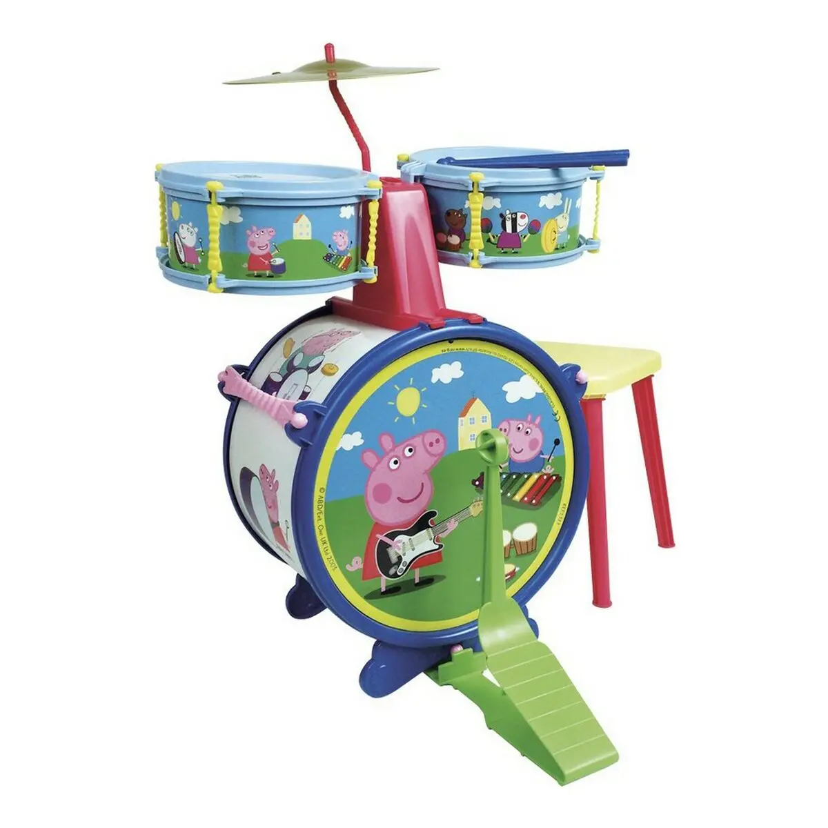 Drums Peppa Pig 2323 Plastic 55 X 36 X 38 Cm 1