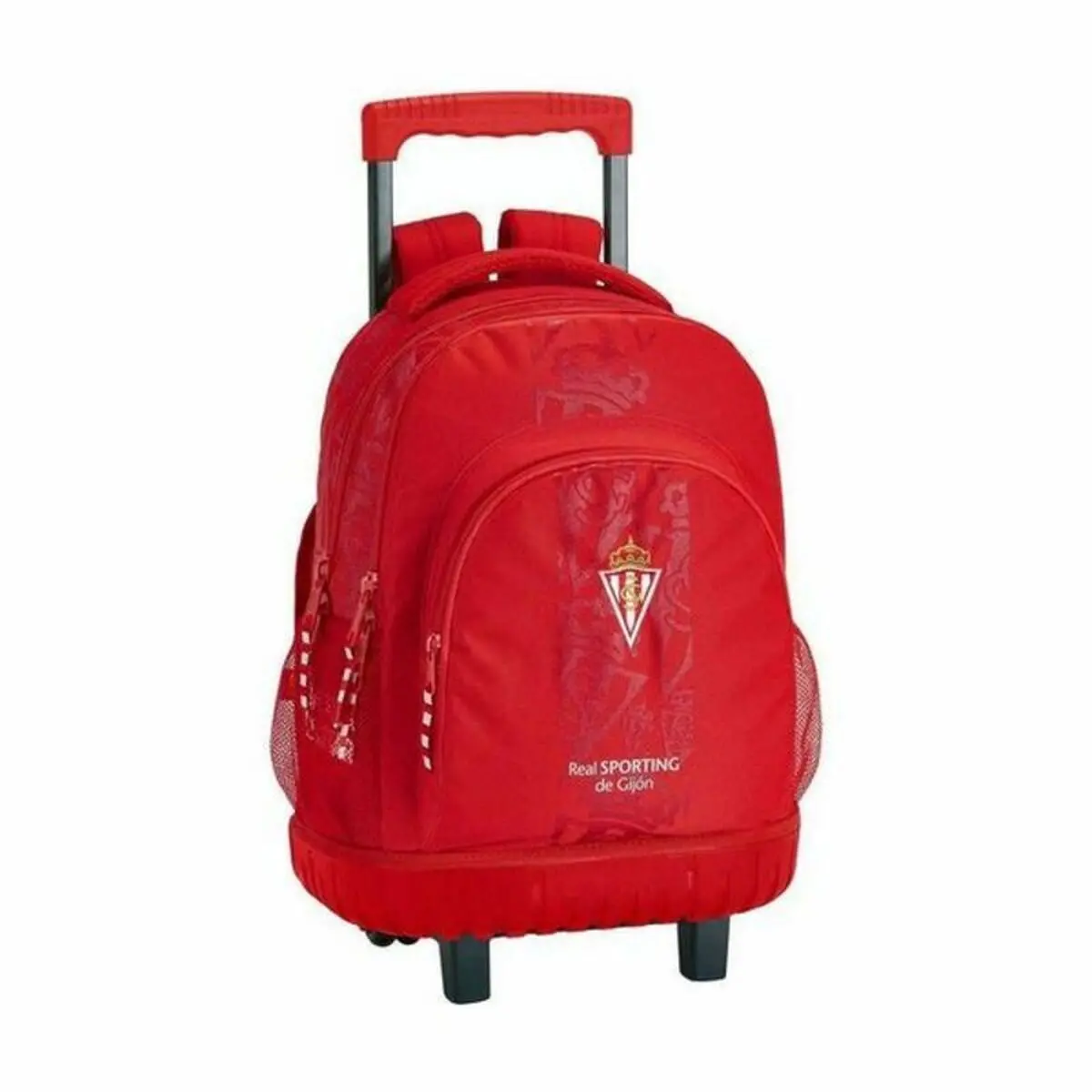 School Rucksack With Wheels Compact Real Sporting De Gijón Sf-611972-818 Red (32 X 45 X 21 Cm) 1