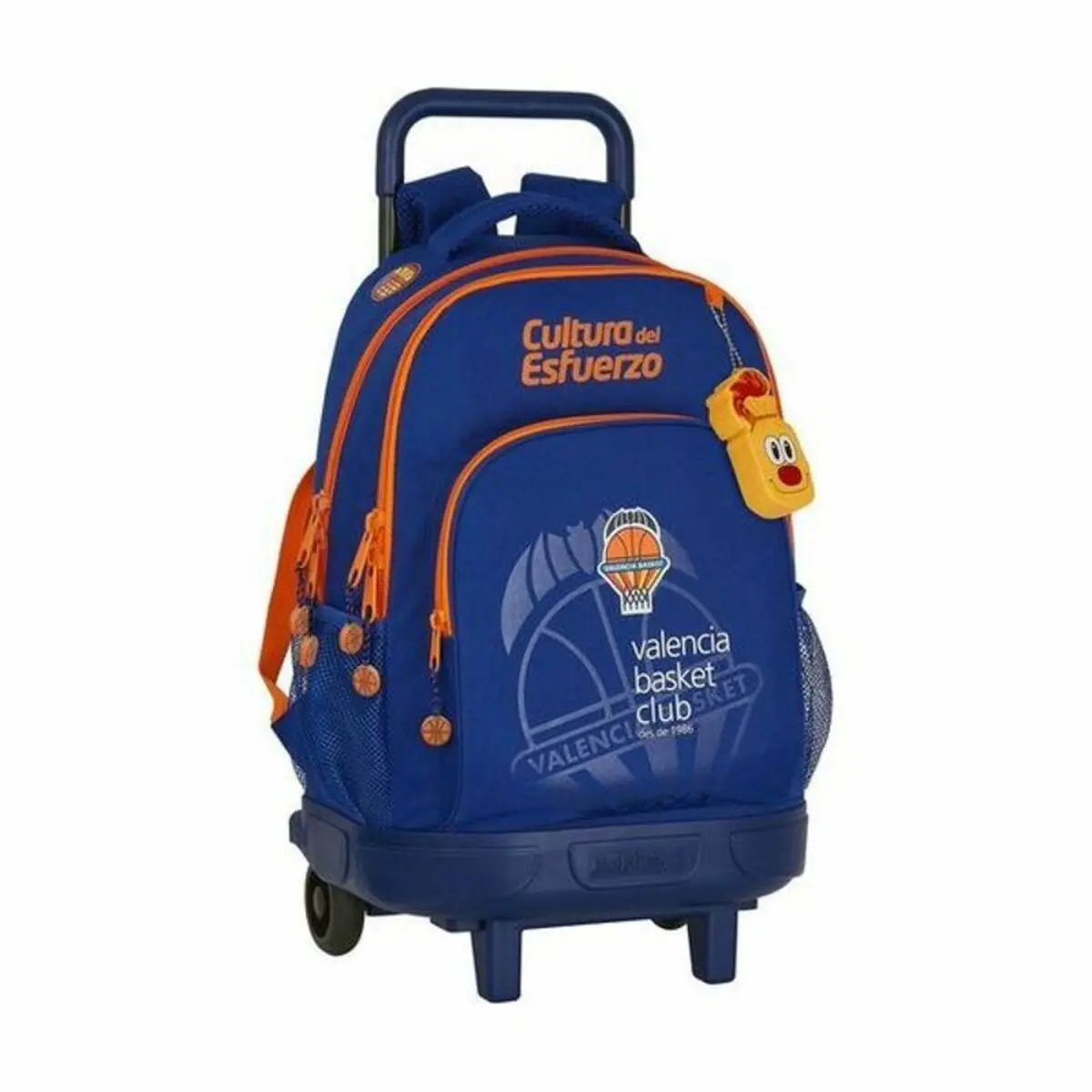 School Rucksack With Wheels Compact Valencia Basket M918 Blue Orange (33 X 45 X 22 Cm) 1