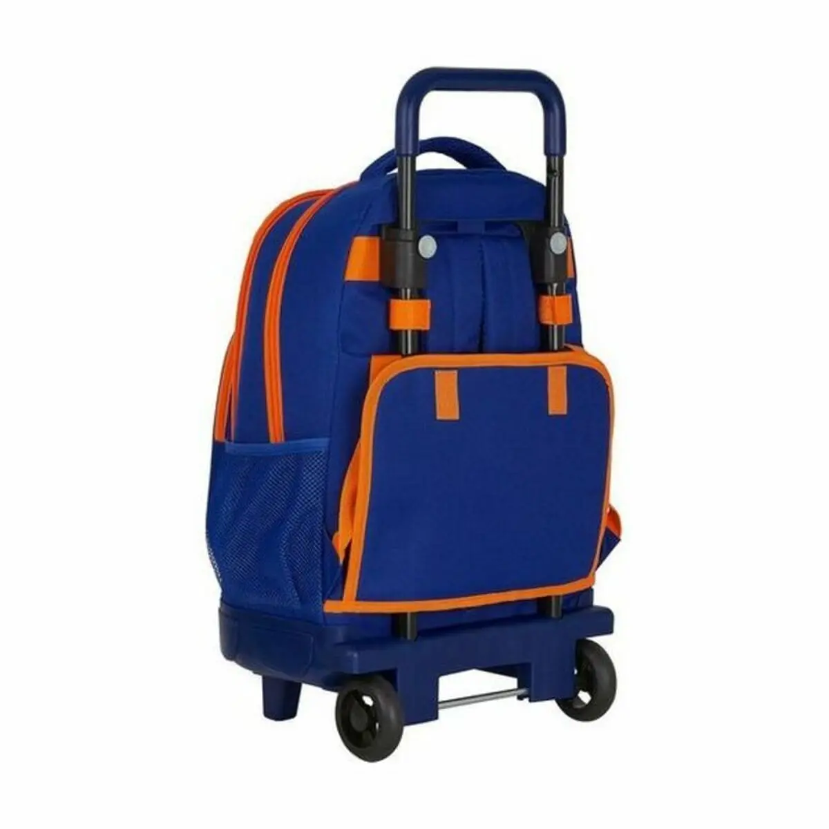 School Rucksack With Wheels Compact Valencia Basket M918 Blue Orange (33 X 45 X 22 Cm) 2