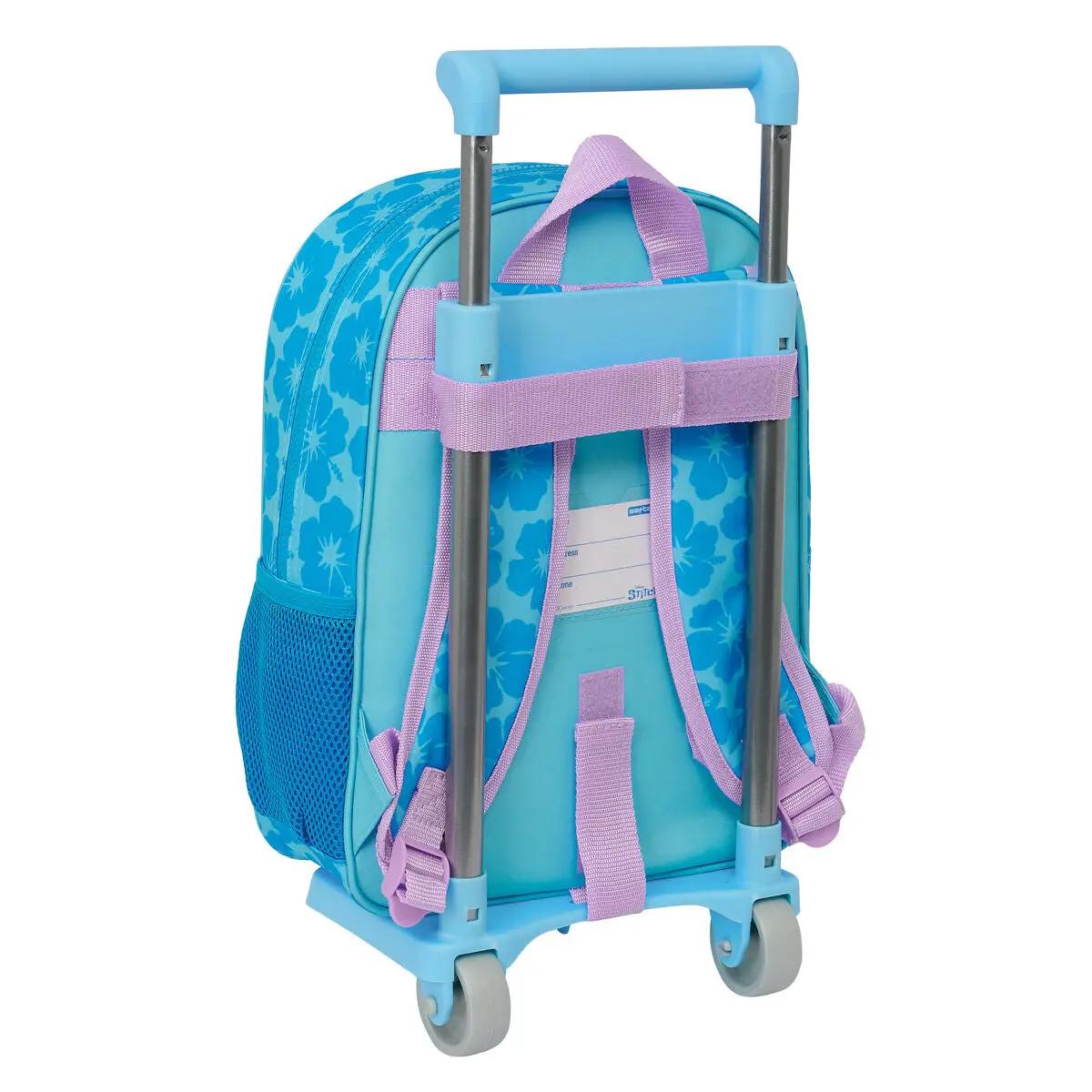 School Rucksack With Wheels Lilo & Stitch Hawaii Blue 26 X 34 X 11 Cm 2