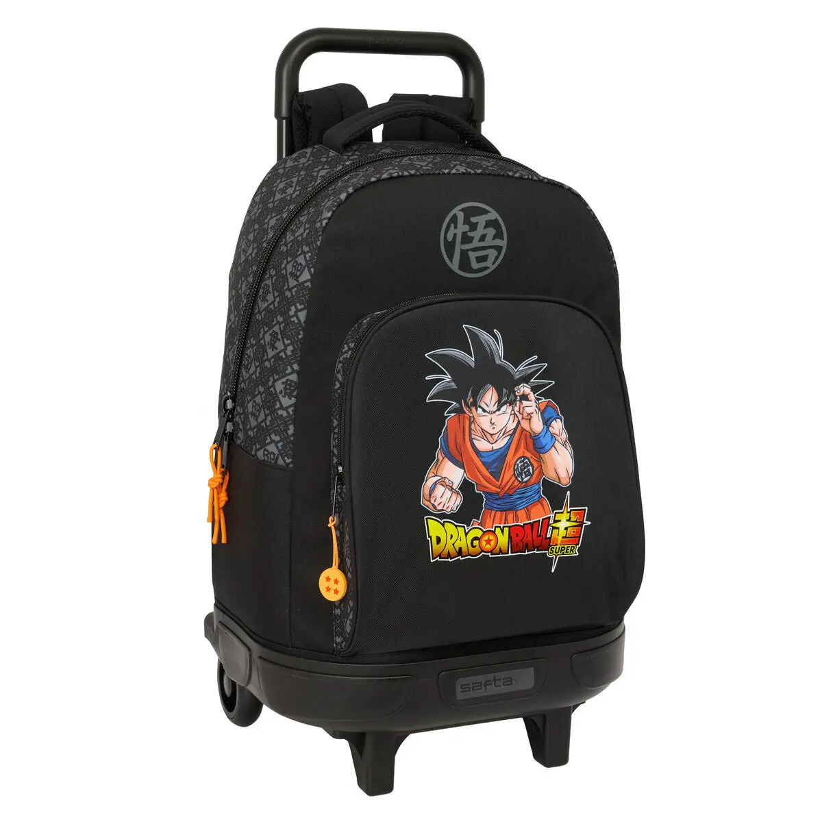 School Rucksack With Wheels Dragon Ball Combat Black 33 X 45 X 22 Cm 1
