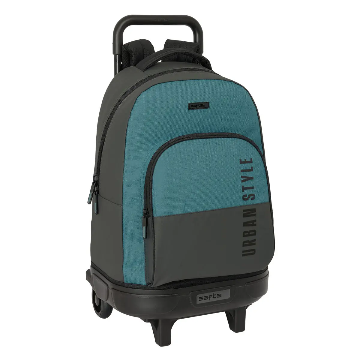 School Rucksack With Wheels Safta Urban Style Blue Grey 33 X 45 X 22 Cm 1