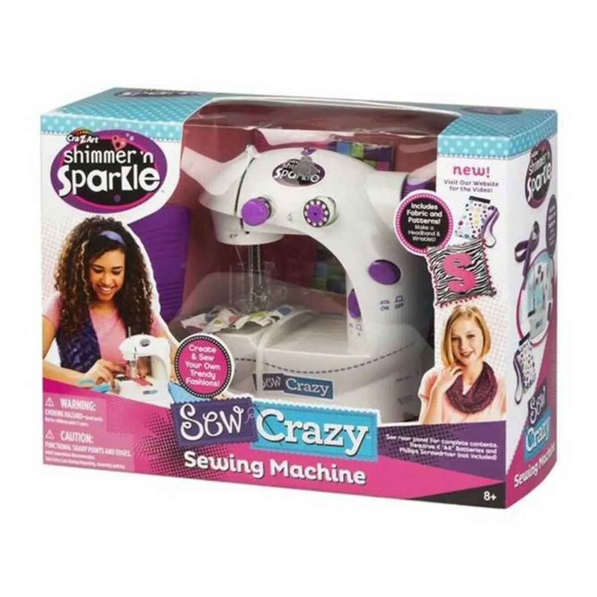 Toy Sewing Machine Shimmer N Sparkle Colorbaby 44080 1