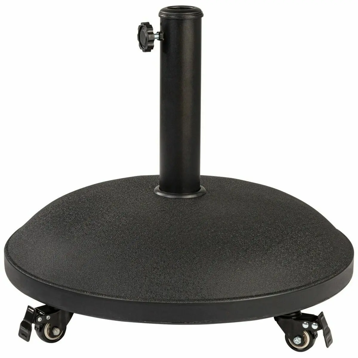 Base For Beach Umbrella Aktive Black 25 Kg With Wheels 1