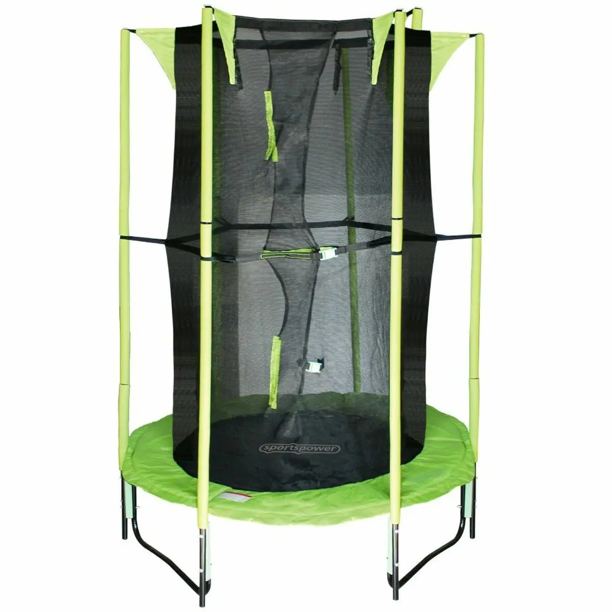 Kids Trampoline With Safety Enclosure Aktive 122 X 122 X 184 Cm 1