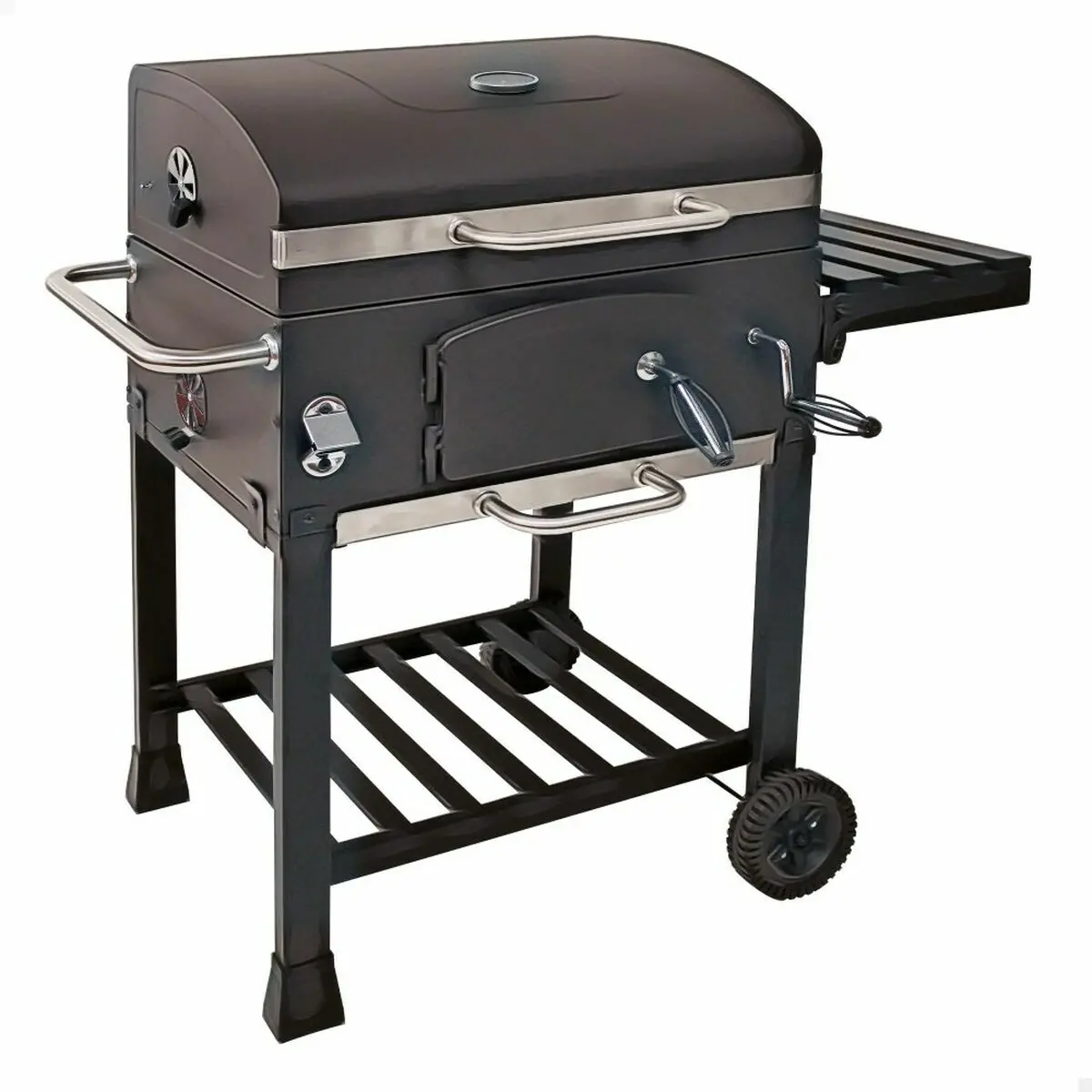 Coal Barbecue With Cover And Wheels Aktive 102 X 65 X 104 Cm 1