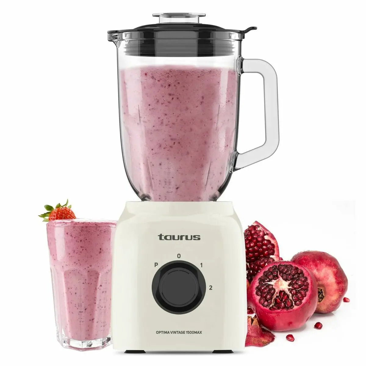 Cup Blender Taurus Optima Vintage Cream 1,5 L 1