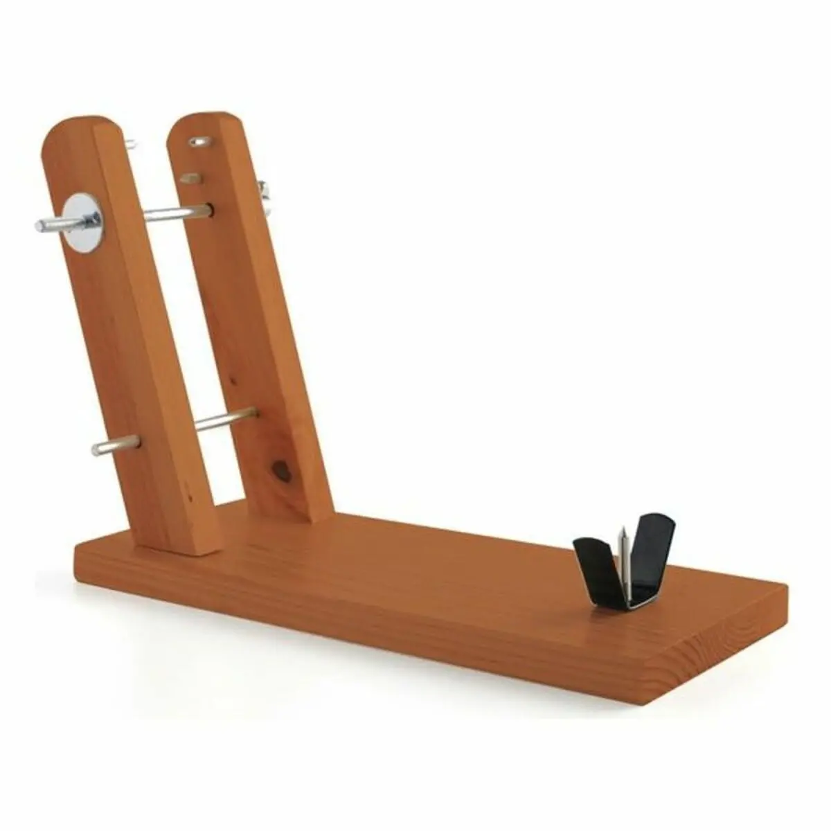 Wooden Ham Stand Quid Teruel Wood Wood And Metal (44,5 X 18 X 33 Cm) 1
