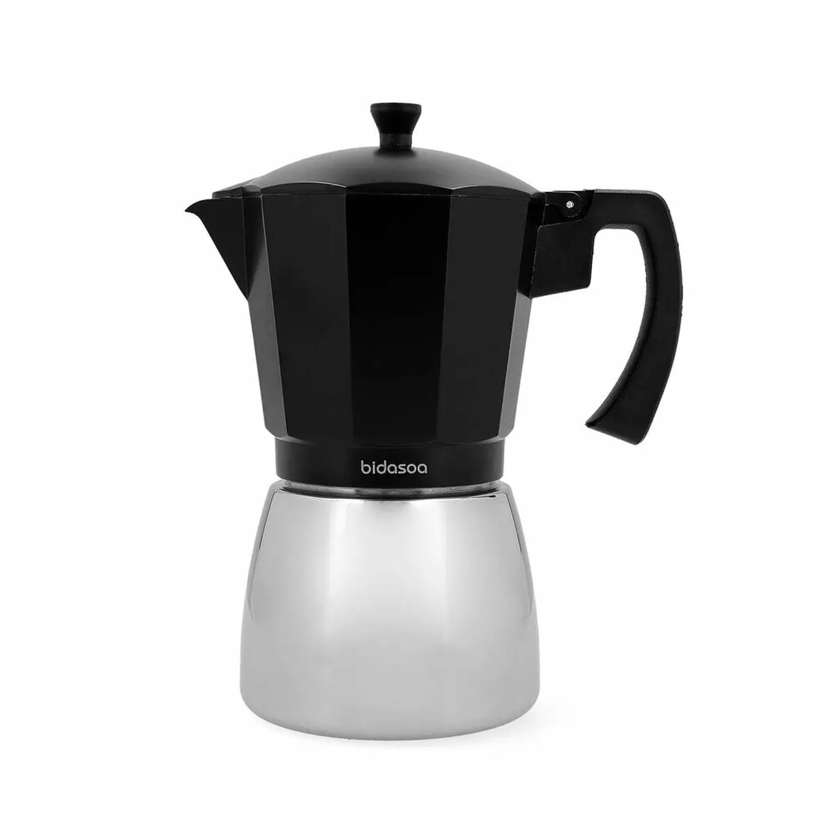 Italian Coffee Pot Bidasoa Tribeca Metal Steel 12 Cups 1