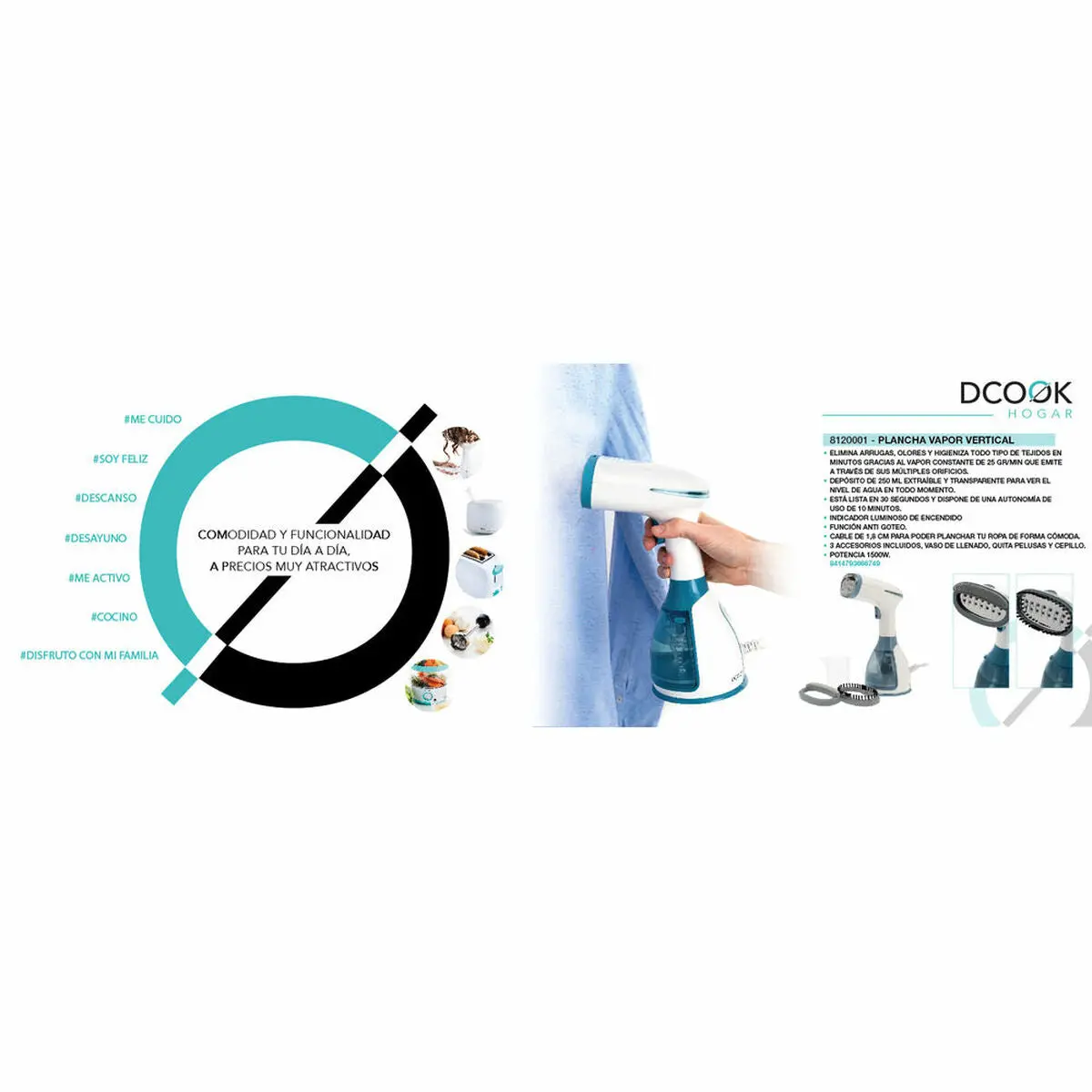 Vertical Steam Iron Dcook Gallery 1500 W 2