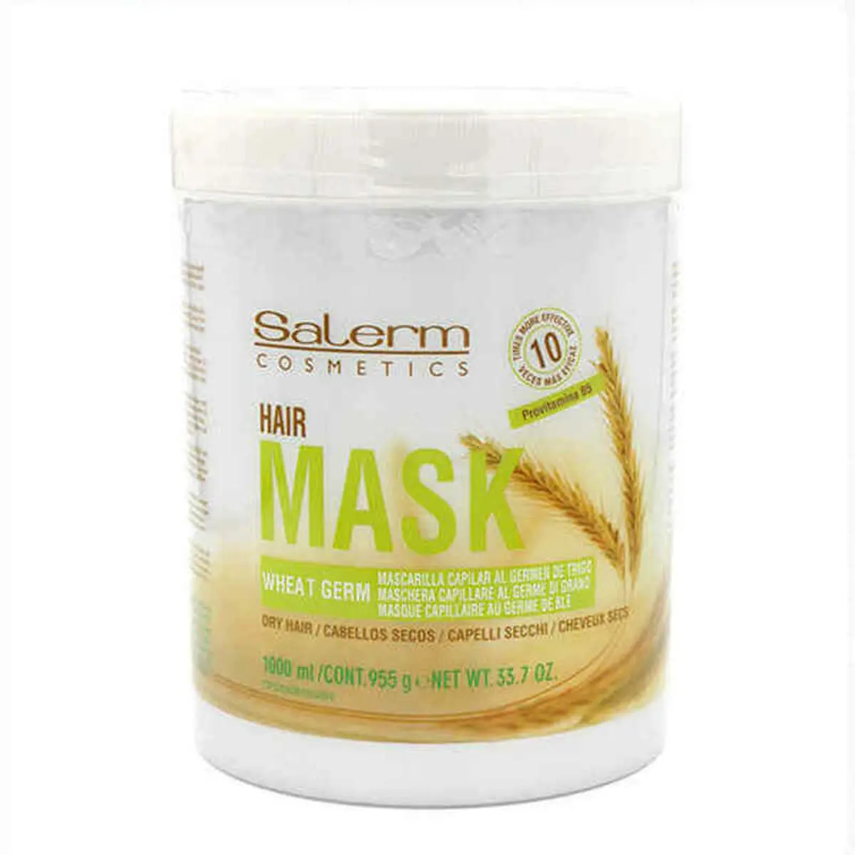 Hair Mask Wheat Germ Salerm Hair Mask (1000 Ml) 1 L 1